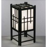 Японская напольная складная лампа малая "Японский фонарь"