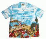 Рубашка Санта на Гавайях
