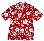 Рубашка гавайский гибискус