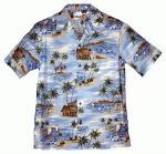 Рубашка гавайские тропики