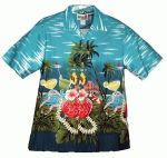Рубашка Королевский  Гавайский коктейль 
