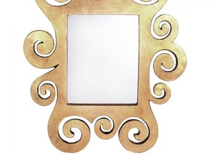 Зеркало настенное Густав Климт, золото