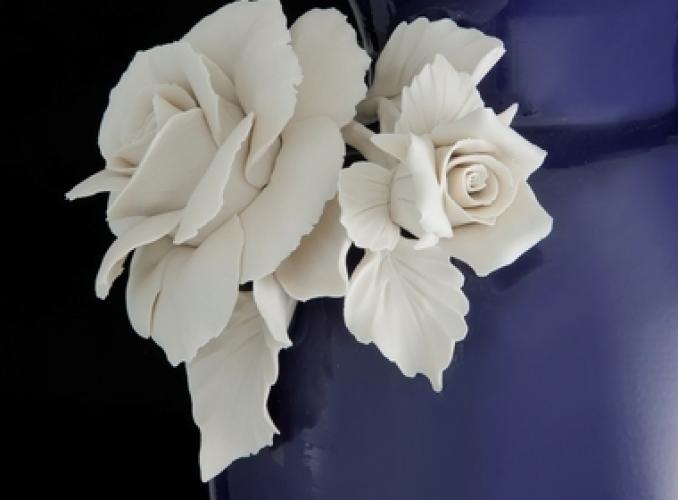 Ваза декоративная White Rose Lunga