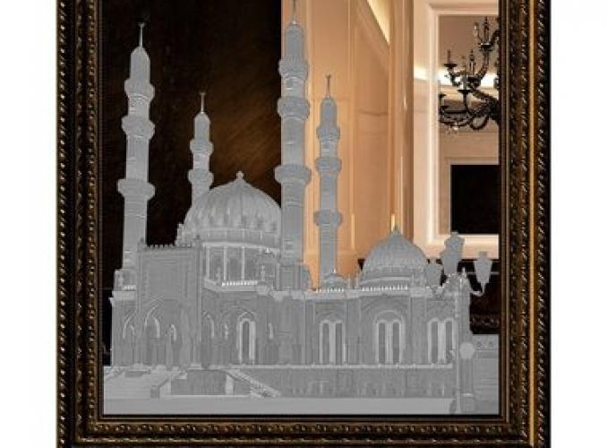 Картина зеркальная Мечеть имени Гейдара Алиева 74*94 см