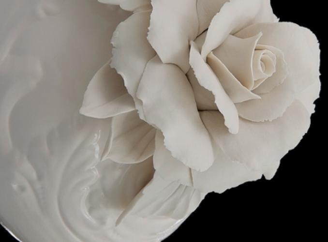 Ваза White Rose, белая