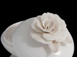 Шкатулка Beige Rose, кремовая