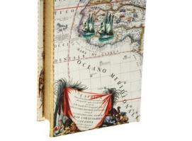 Сейф-книга шёлк Карта странствий по морям