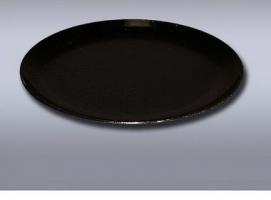 Подсвечник тарелка 76 мм черный муар